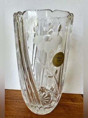 NEW Princess House Heritage 6.5"" Crystal Vase - Germany - NIB